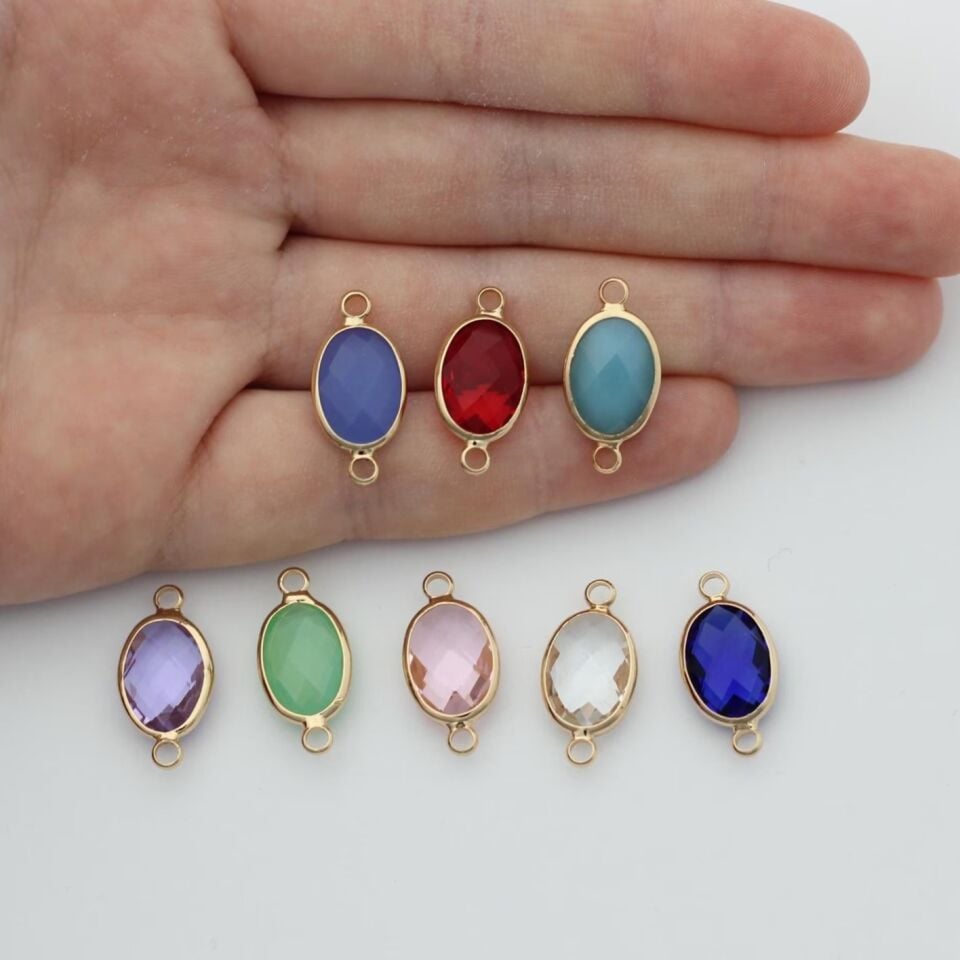 Oval Taşlı Takı Aparatı