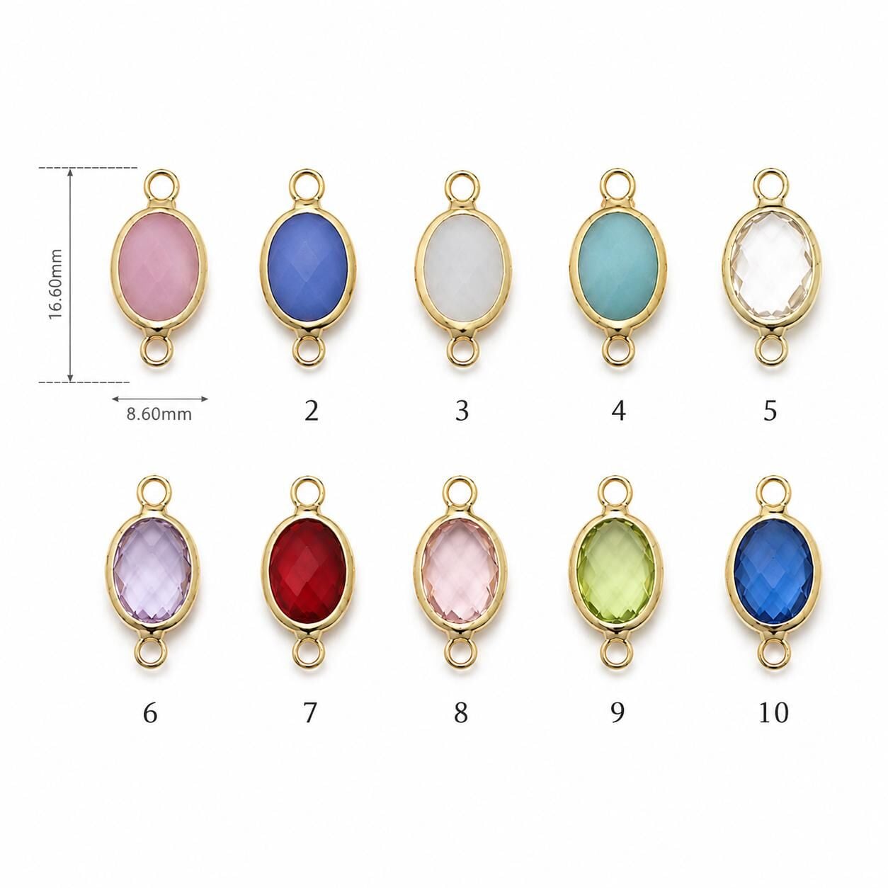 Oval Taşlı Takı Aparatı