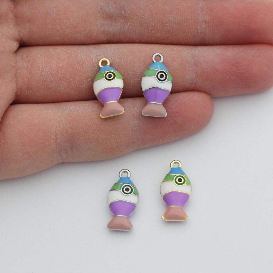 Pastel Balık Kolye Ucu