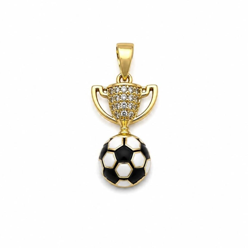 Futbol Topu Kolye Ucu