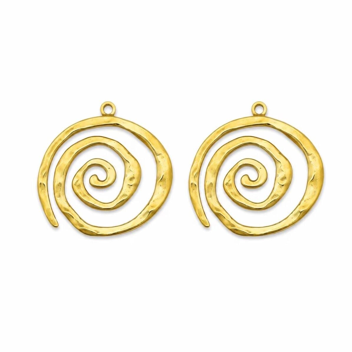 Çelik Spiral Kolye Ucu