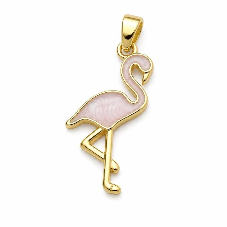 Mineli Flamingo Kolye Ucu