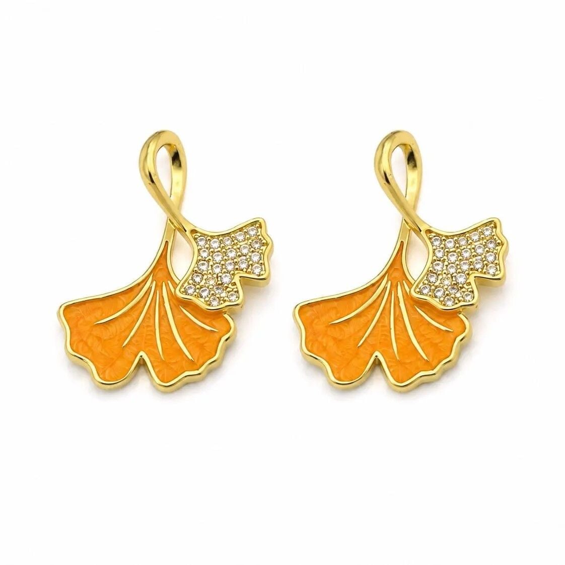 Ginkgo Yaprağı Kolye Ucu