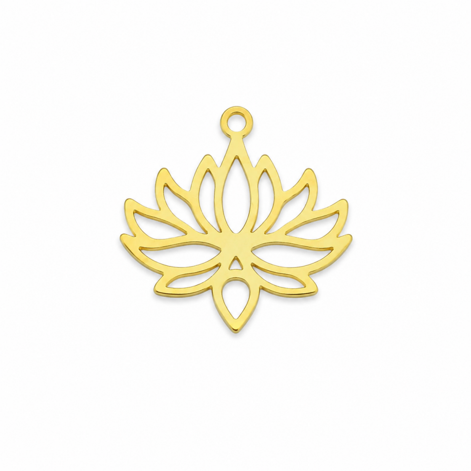 Lotus Çiçeği Takı Ucu