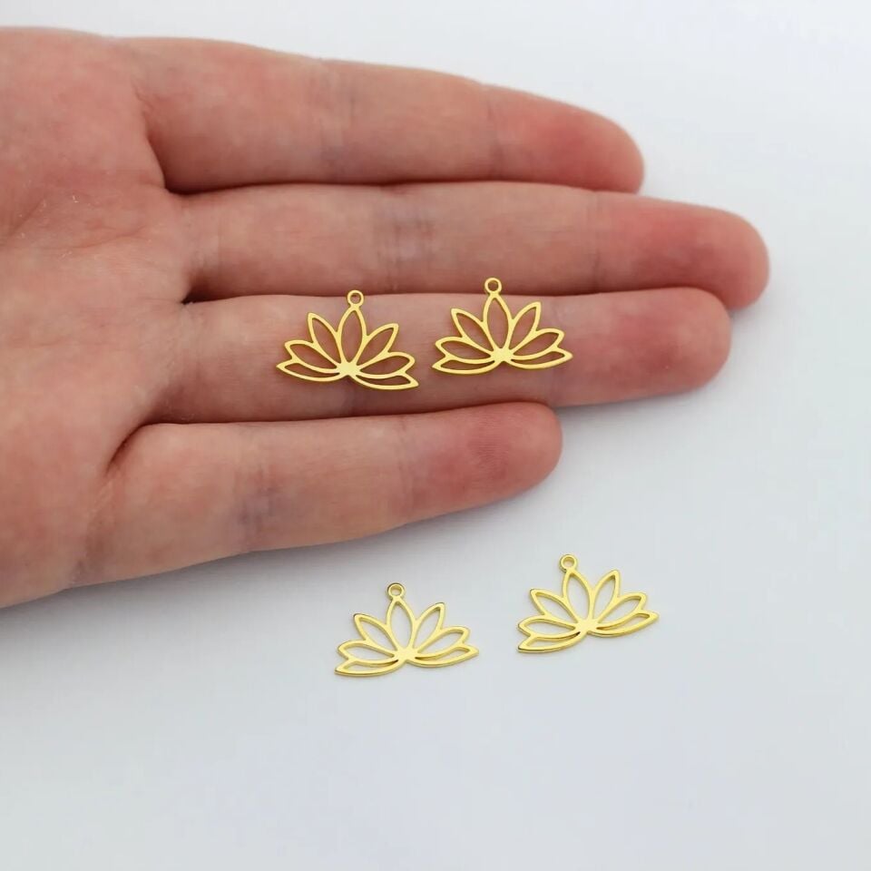 Lotus Çiçeği Takı Ucu