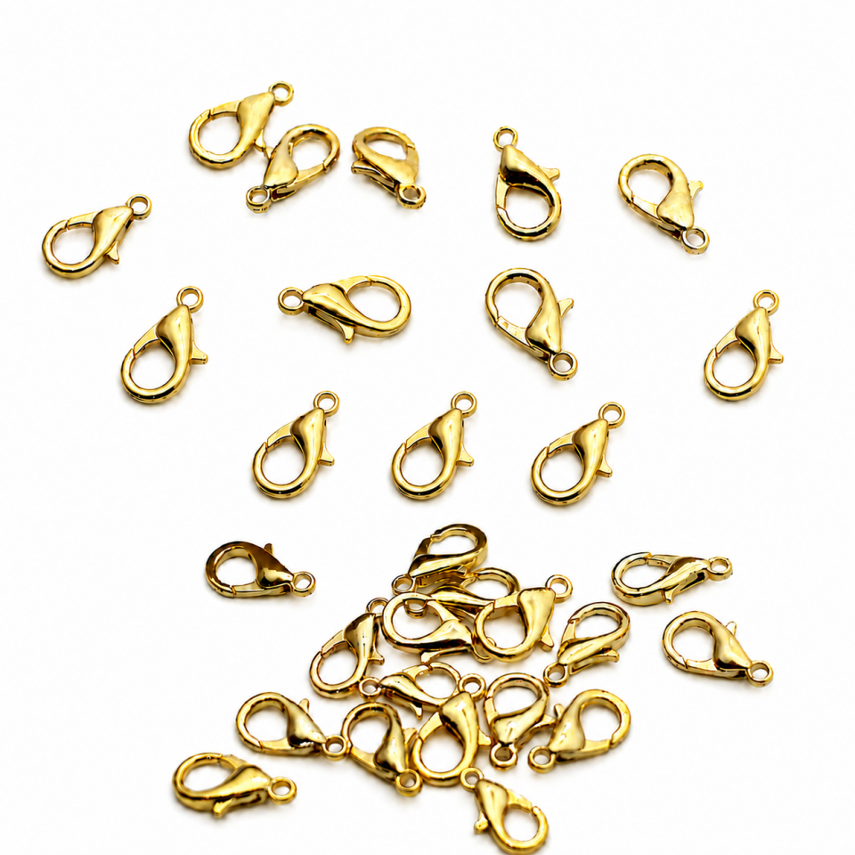 14 mm Altın Kaplama Pirinç Papağan