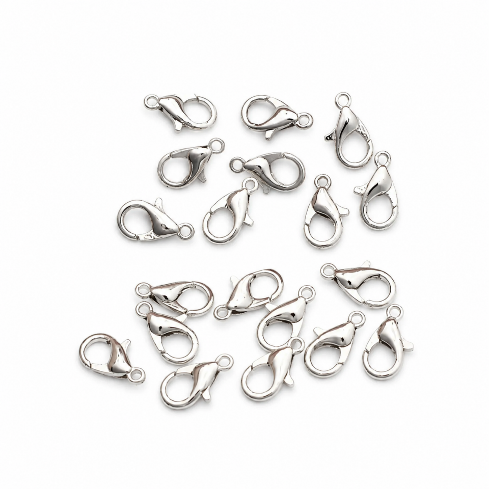 12 mm Rodyum Kaplama Pirinç Papağan