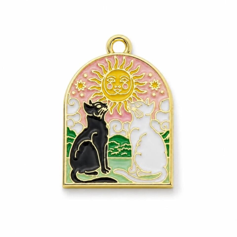 Mineli Kedi Takı Ucu