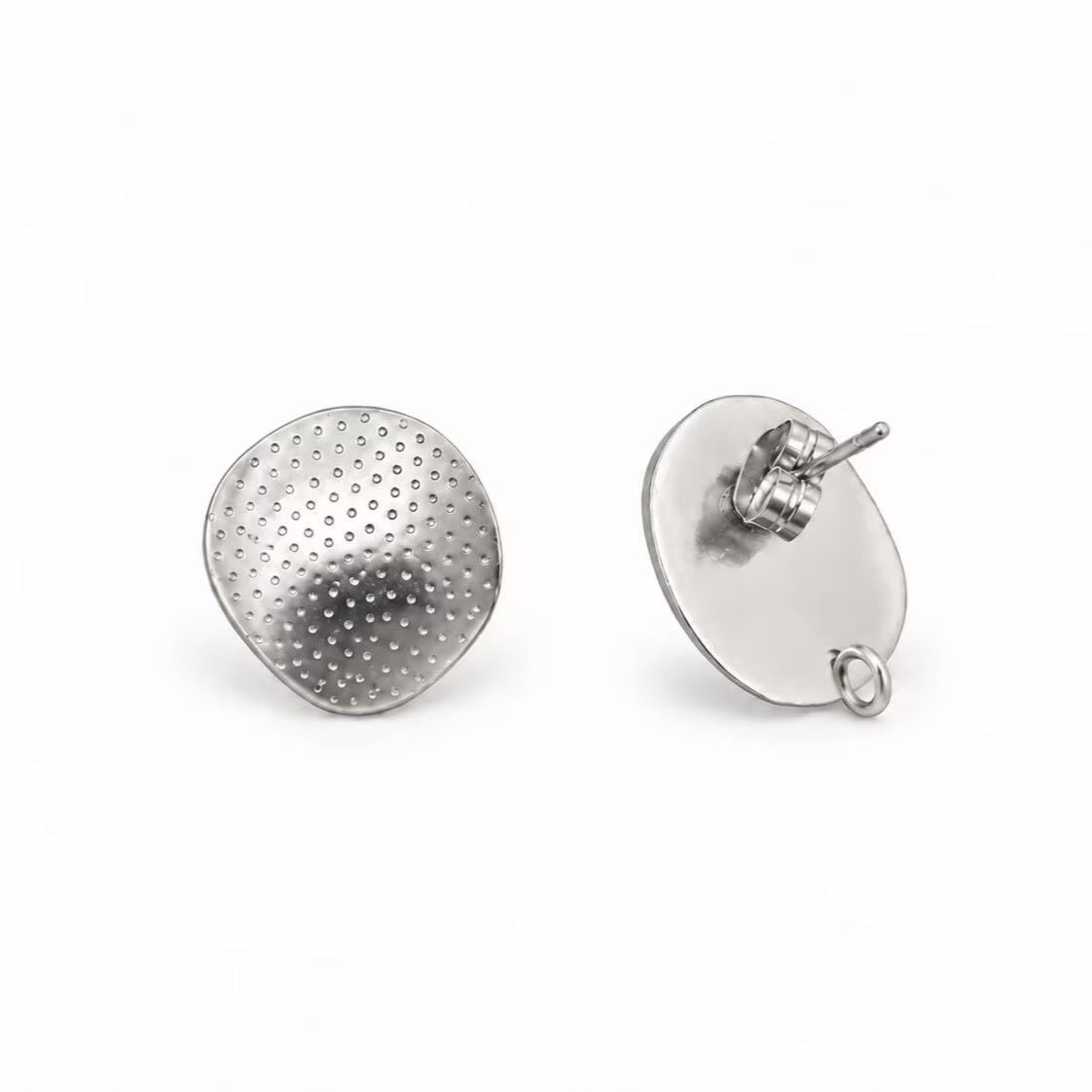 Dokulu Oval Küpe Çivisi